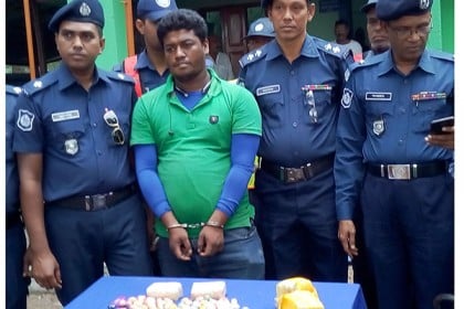 বরিশালে ১১ হাজার ইয়াবাসহ যুবক আটক
