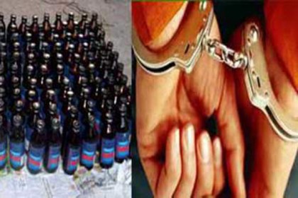সিরাজগঞ্জে ৩৫ বোতল ফেনসিডিলসহ মাদক বিক্রেতা আটক