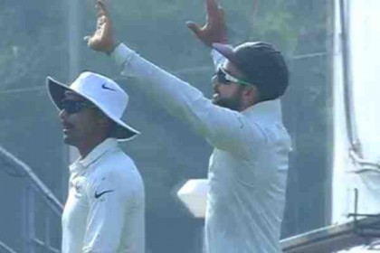 মাঠেই 'ভাঙরা' নাচতে দেখা গেল বিরাট কোহলিকে