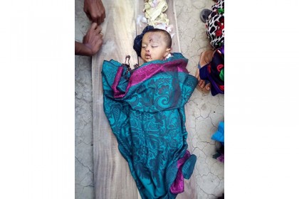 সাত মাসের শিশুপুত্রকে আছাড় মেরে হত্যা করলো বাবা!
