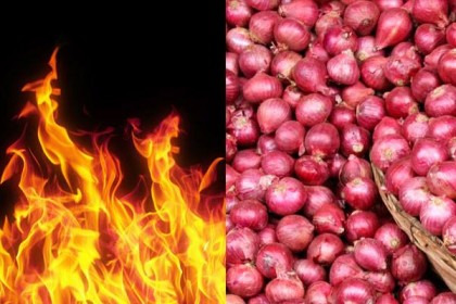 পিয়াজের বাজারে 'আগুন'

