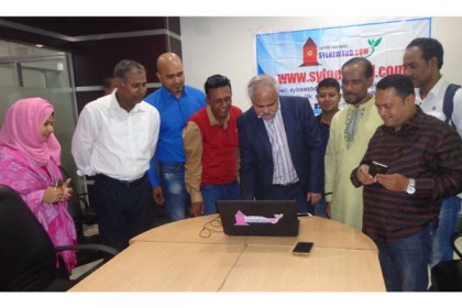 সিলনিউজ বিডিডটকম উদ্বোধন করলেন বাংলাদেশ প্রতিদিনের সম্পাদক নঈম নিজাম