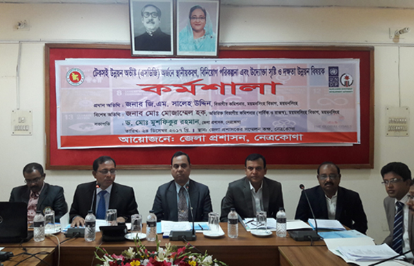 নেত্রকোনায় এসডিজি অর্জনে কর্মশালা