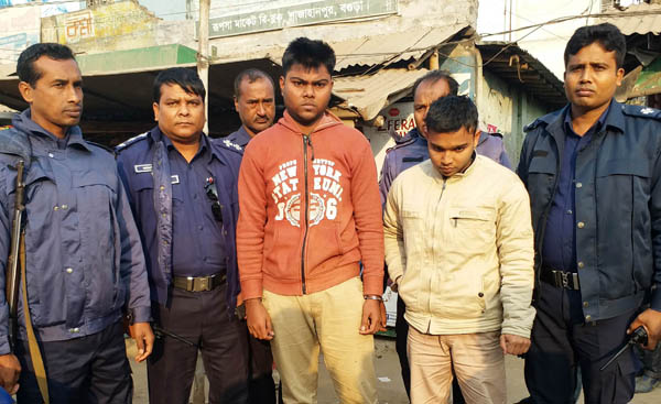 শাজাহানপুরে ২ বখাটের ১৫ দিনের জেল