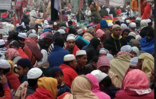 লাখো মুসল্লির অংশগ্রহণে যমুনার পাড়ে ইজতেমা শুরু