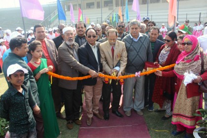 বরিশালে বাংলাদেশ যুব গেমসের বিভাগীয় পর্যায়ের প্রতিযোগিতার উদ্বোধন