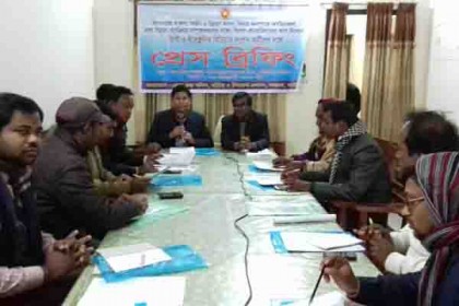 নলডাঙ্গায় সরকারের উন্নয়ন বিষয়ে প্রেস ব্রিফিং

