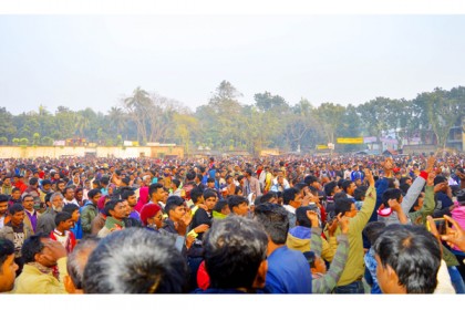 গুরুদাসপুরে স্বদেশ প্রত্যাবর্তন দিবসে বিশাল জনসভা