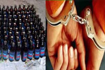 দিনাজপুরে ২৪ বোতল ফেনসিডিলসহ মাদক বিক্রেতা আটক