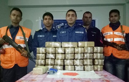 সেন্টমার্টিন থেকে ১৫ কোটি টাকার ইয়াবাসহ নৌকা জব্দ