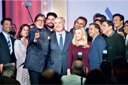 ইসরায়েলের প্রধানমন্ত্রীর সঙ্গে বলিউড তারকারা