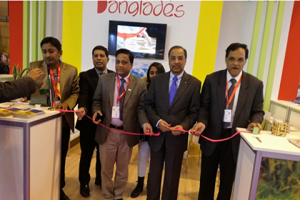 স্পেনে আন্তর্জাতিক পর্যটন মেলায় বাংলাদেশি স্টল