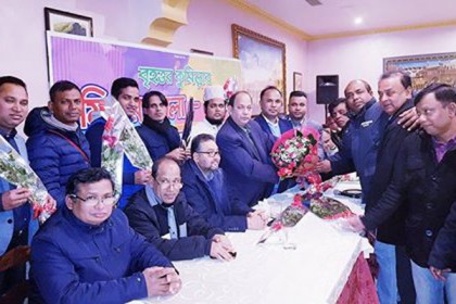 ইতালিতে বাংলাদেশ সমিতির নতুন কমিটিকে সংবর্ধনা