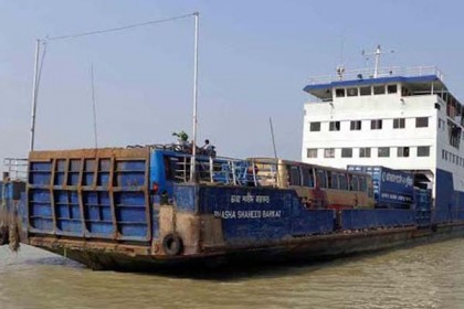 কাঁঠালবাড়ী-শিমুলিয়া নৌরুটে ফেরি চলাচল শুরু