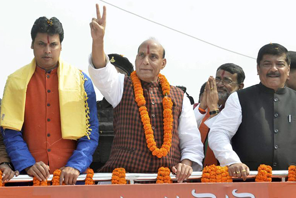 সন্ত্রাস দমনে বাংলাদেশের প্রশংসায় রাজনাথ সিং
