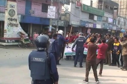 পঞ্চগড়ে বিএনপির মিছিল, আটক ৪

