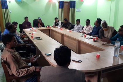 লামায় সাংবাদিক কল্যাণ ফান্ডের যাত্রা শুরু