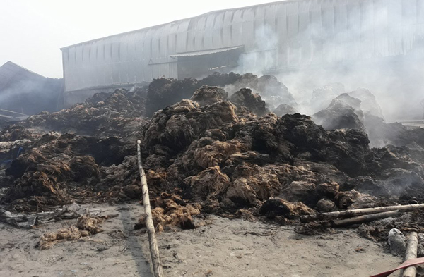 মাদারীপুরে জুট মিলে আগুন, ১৫ ঘণ্টার চেষ্টায় নিয়ন্ত্রণে