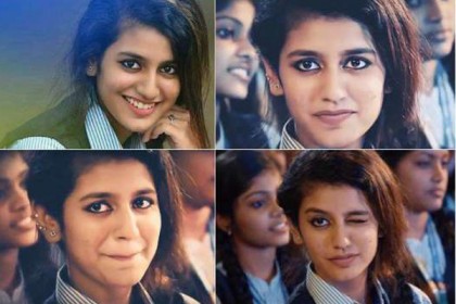 এবার চোখের ইশারার সঙ্গে চুমু, ফের ভাইরাল সেই প্রিয়া! (ভিডিও) 