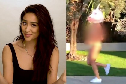 ভক্তদের খুশি করতে রাস্তায় হঠাৎ 'টপলেস' এই মডেল!
