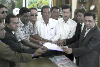 রাঙামাটিতে বিএনপির স্মারকলিপি প্রদান