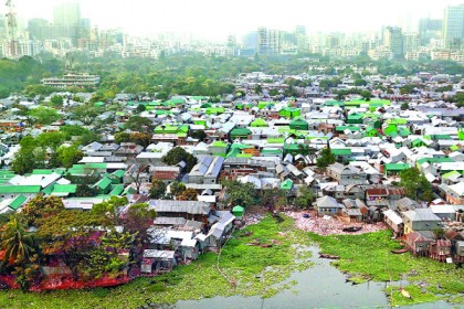
নগর কেন্দ্রে বস্তির ঝুঁকি