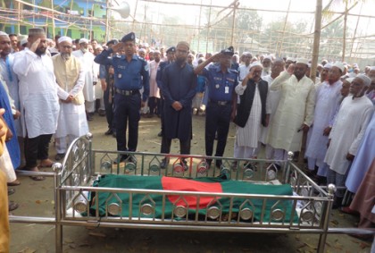 জাতীয় পার্টির সাবেক এমপি বতু মিয়া’র রাষ্ট্রীয় মর্যাদায় দাফন