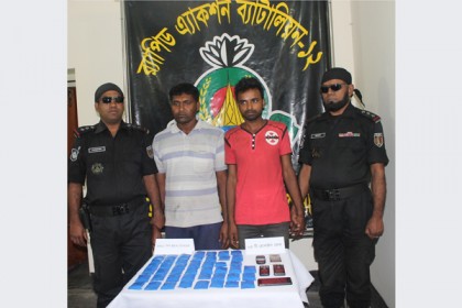 টাঙ্গাইলে ১০ হাজার ইয়াবাসহ আটক ২