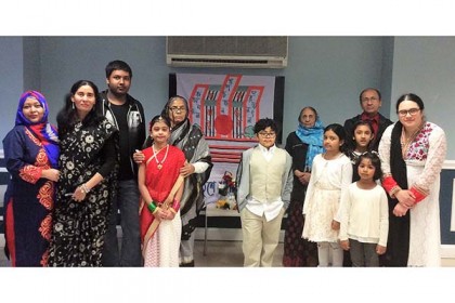 বোস্টনে কিশলয় বাংলা স্কুলের একুশ উদযাপন 

