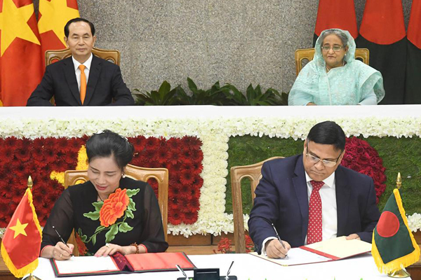 ভিয়েতনামের সঙ্গে তিনটি সমঝোতা স্মারক স্বাক্ষরিত