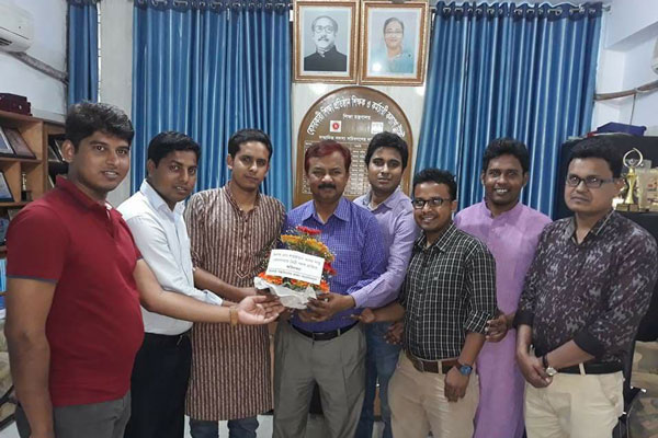 মৈত্রী পদক পাওয়ায় শাহজাহান আলম সাজুকে শুভেচ্ছা