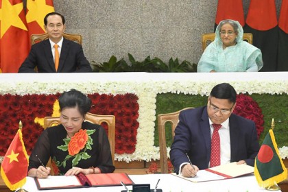 ভিয়েতনামের সঙ্গে তিনটি সমঝোতা স্মারক স্বাক্ষরিত