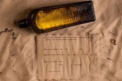 ১৩২ বছর আগের বার্তাবাহী বোতলের সন্ধান!