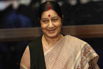 ভারতের সবচেয়ে প্রভাবশালী নারী রাজনীতিবিদ সুষমা স্বরাজ
