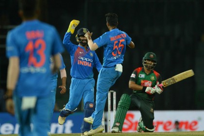 ১৭ রানে জয়ী ভারত