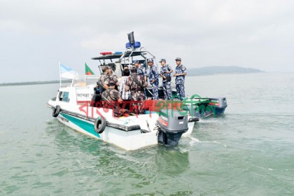 নাফনদে বিজিবি-বিজিপি যৌথ টহল সম্পন্ন