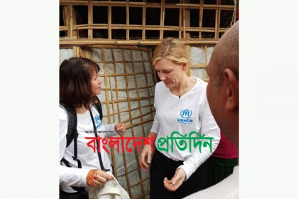 রোহিঙ্গা ক্যাম্প পরিদর্শনে অস্কারজয়ী অভিনেত্রী কেট ব্ল্যানচেট