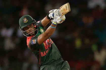 সাব্বিরের ব্যাটে লড়াকু সংগ্রহ বাংলাদেশের 