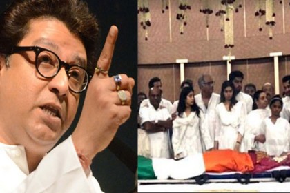 শ্রীদেবীর মরদেহকে পতাকায় মোড়ানো নিয়ে হিন্দুত্ববাদী নেতার প্রশ্ন 
