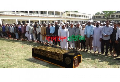 বিমান দুর্ঘটনায় নিহত মাহমুদের দাফন সম্পন্ন