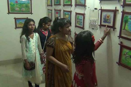 পঞ্চগড়ে শিশুদের চিত্র প্রদর্শনী 