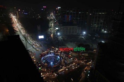গণহত্যা স্মরণে ব্ল্যাক-আউট কর্মসূচি পালন