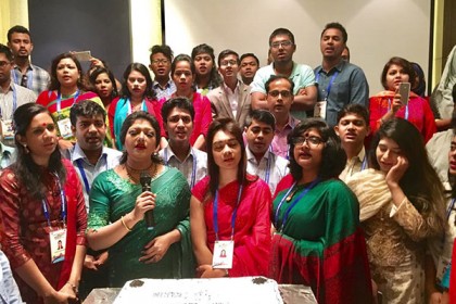 দিল্লীতে বাংলাদেশী ইয়ুথ ডেলিগেশনের স্বাধীনতা দিবস উদযাপন
