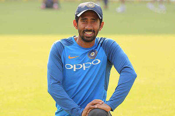 ওয়ার্নারের জায়গায় ওপেন করতে প্রস্তুত ঋদ্ধি