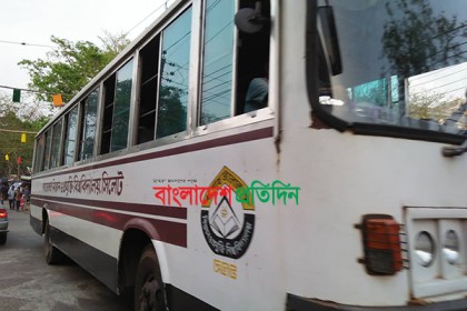 শাবিতে শাটল বাস সার্ভিস চালু 
