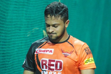 অলরাউন্ডার সাকিবকে 'প্রথম' পছন্দ হায়দরাবাদের