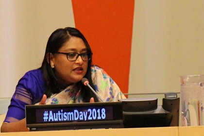 'অটিজম আক্রান্তদের কল্যাণে কাজ করতে হবে'