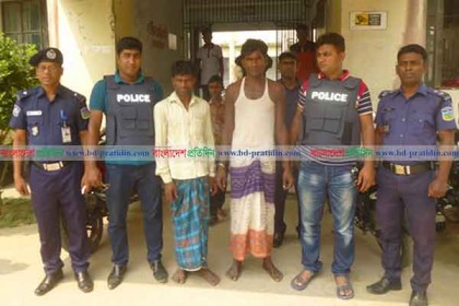 স্বামীকে বেঁধে রেখে গৃহবধূকে গণধর্ষণ, আটক ২ 