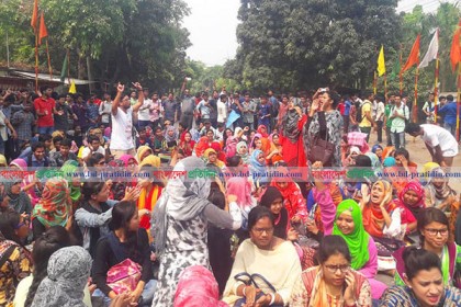 আন্দোলনের উত্তাপের কাছে হার মানছে রোদের উত্তাপ