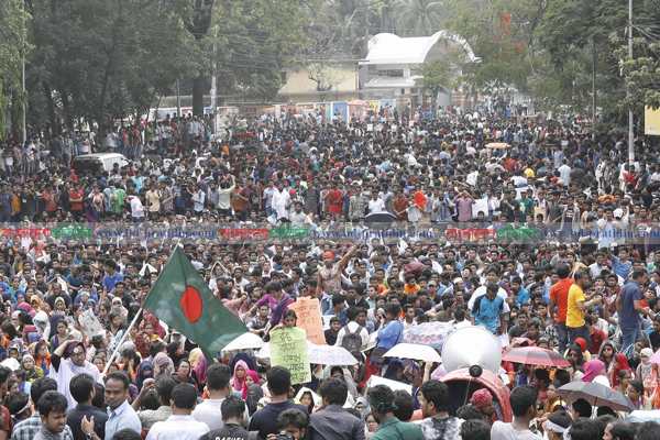 'প্রধানমন্ত্রীর ঘোষণা না আসা পর্যন্ত আন্দোলন চলবে'